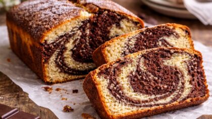 Cake marbré moelleux